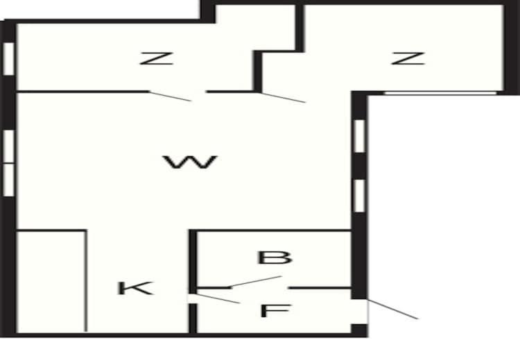 4 Person Holiday Home In バイアス・スタン エクステリア 写真